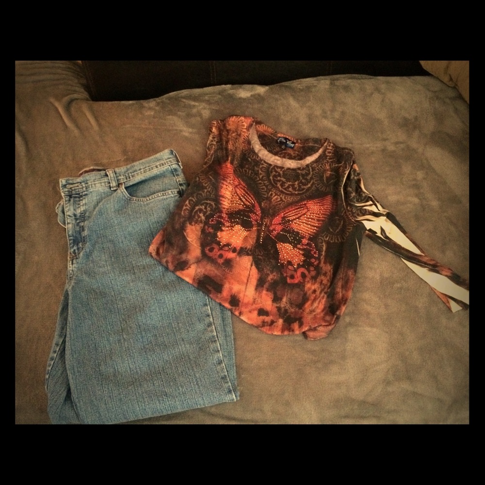 Jeans and shirt